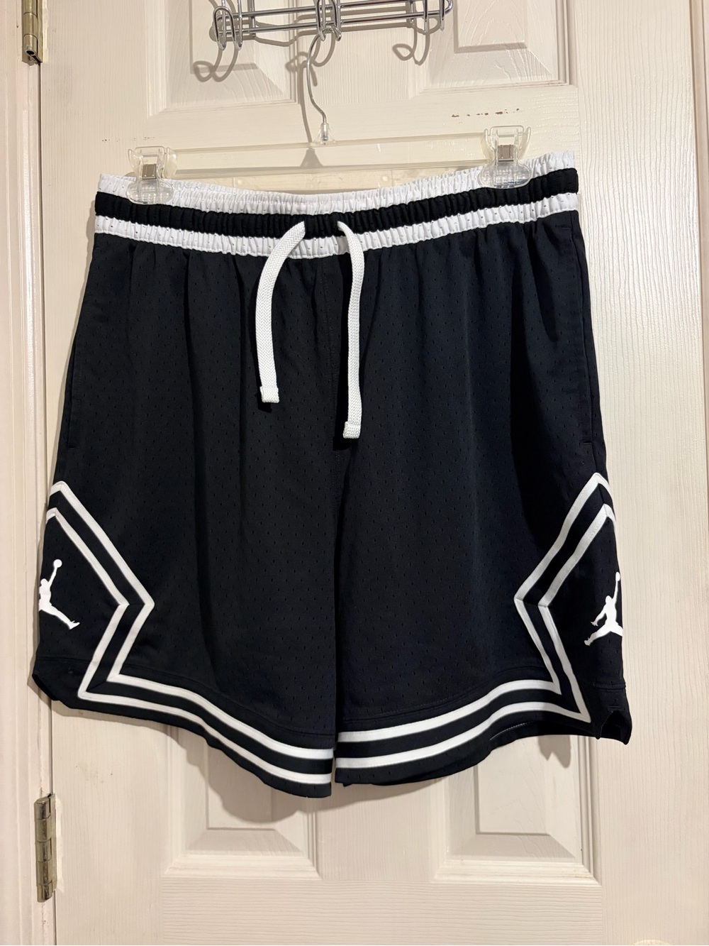 Jordan Black with White Trim Basketball Shorts